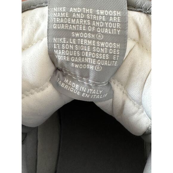 Dior Air Jordan Grey & White Oblique High Top Sneakers - Picture 8 of 10